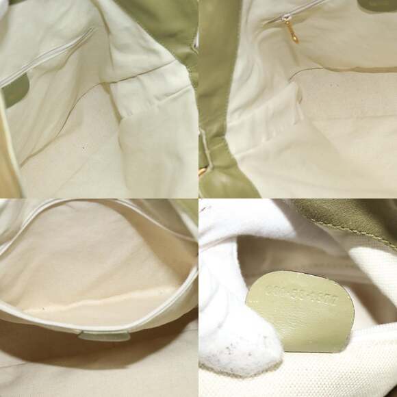 GUCCI Bamboo Shoulder Bag Suede Beige Gold 001 58 001 58 - Picture 12 of 12